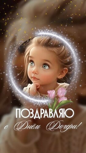 Открытка Поздравляю с днём дочери