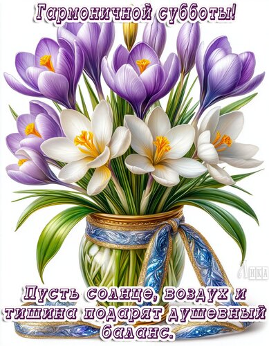 Открытка Суббота