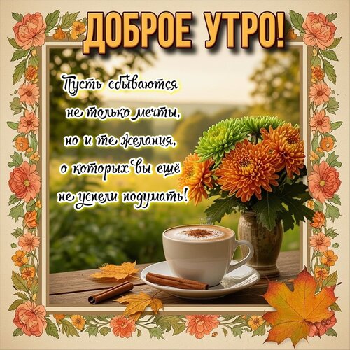Открытка Доброе утро!