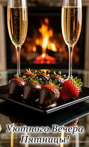 Открытка Уютного вечера!