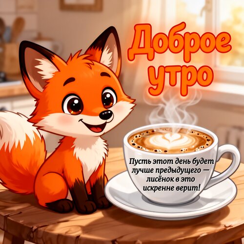 Открытка Доброе утро