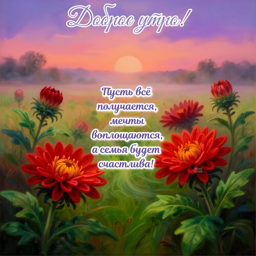 Открытка Доброе утро!