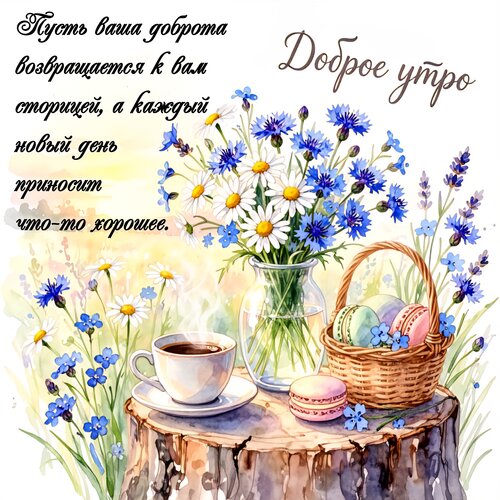 Открытка Доброе утро