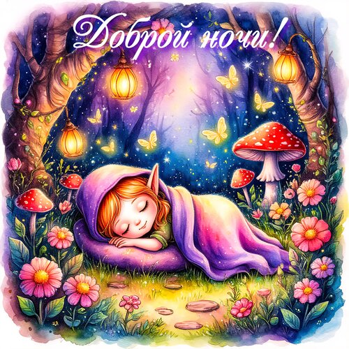 Открытка Доброй ночи!