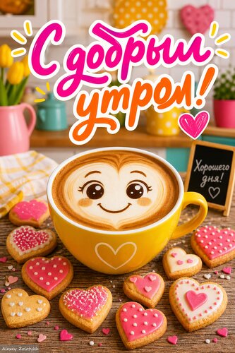 Открытка С добрым утром! 