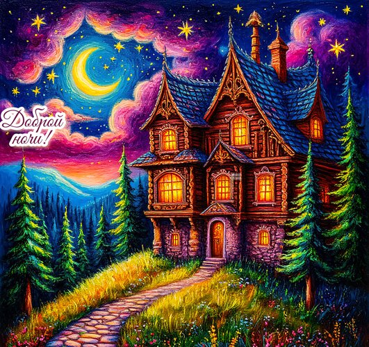 Открытка Доброй ночи!