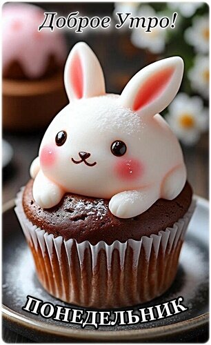 Открытка ДОБРОЕ УТРО! ПОНЕДЕЛЬНИК