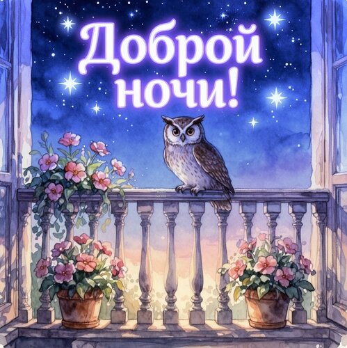 Открытка Доброй ночи!