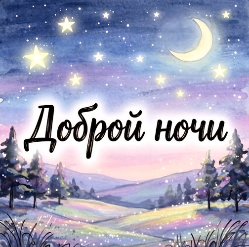 Открытка Доброй ночи