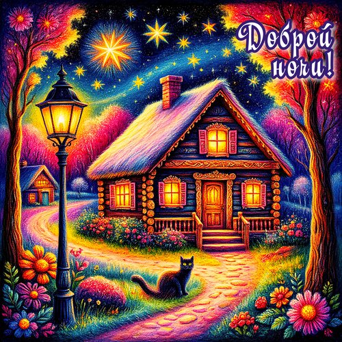 Открытка Доброй ночи!