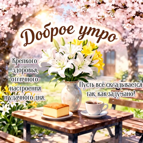 Открытка Доброе утро
