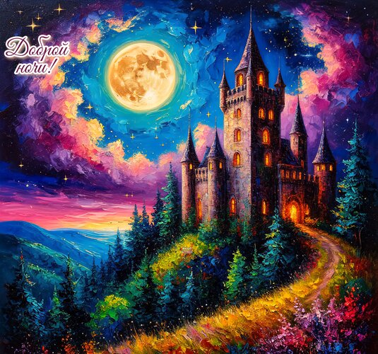 Открытка Доброй ночи!