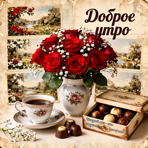 Открытка Доброе утро