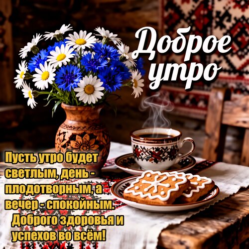 Открытка Доброе утро
