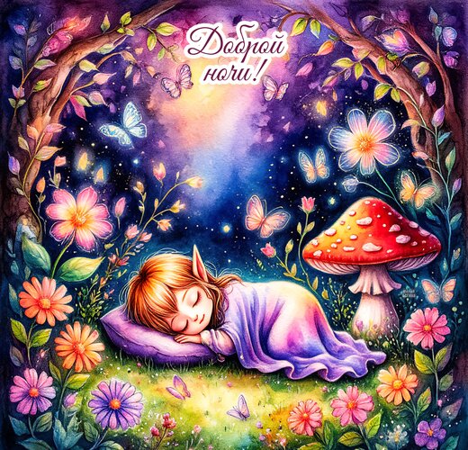 Открытка Доброй ночи!
