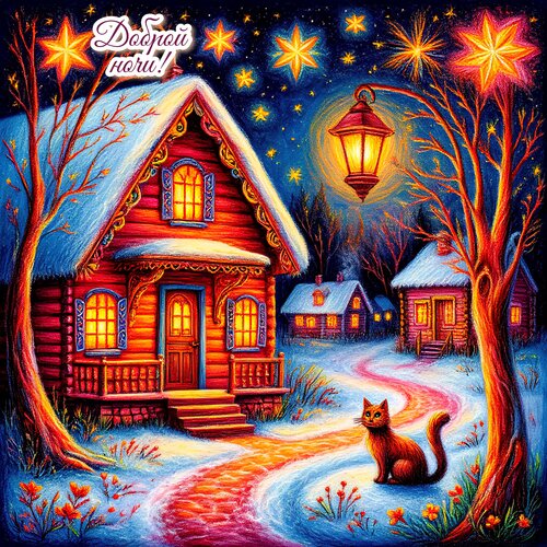 Открытка Доброй ночи!