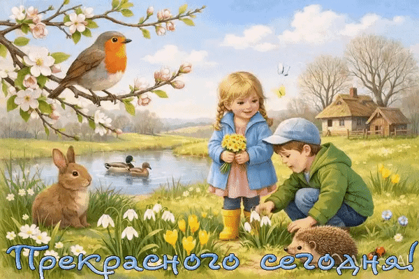 Анимированная открытка Прекрасного сегодня!