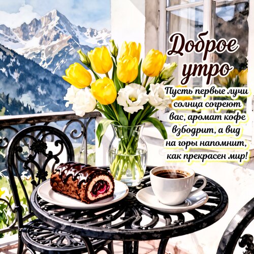 Открытка Доброе утро