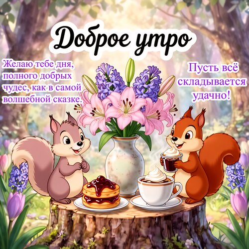 Открытка Доброе утро