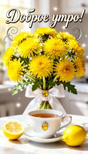 Открытка Доброе утро
