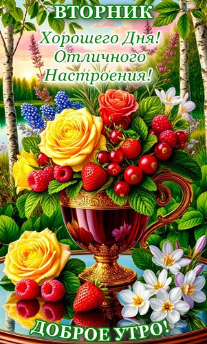 Открытка ДОБРОЕ УТРО!