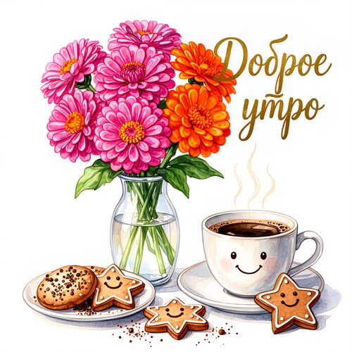 Открытка Доброе утро