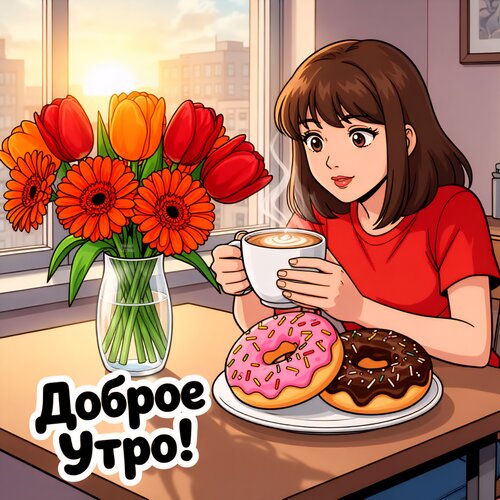 Открытка Доброе утро!