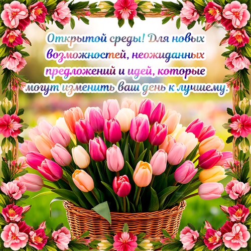 Открытка Открытой среды!