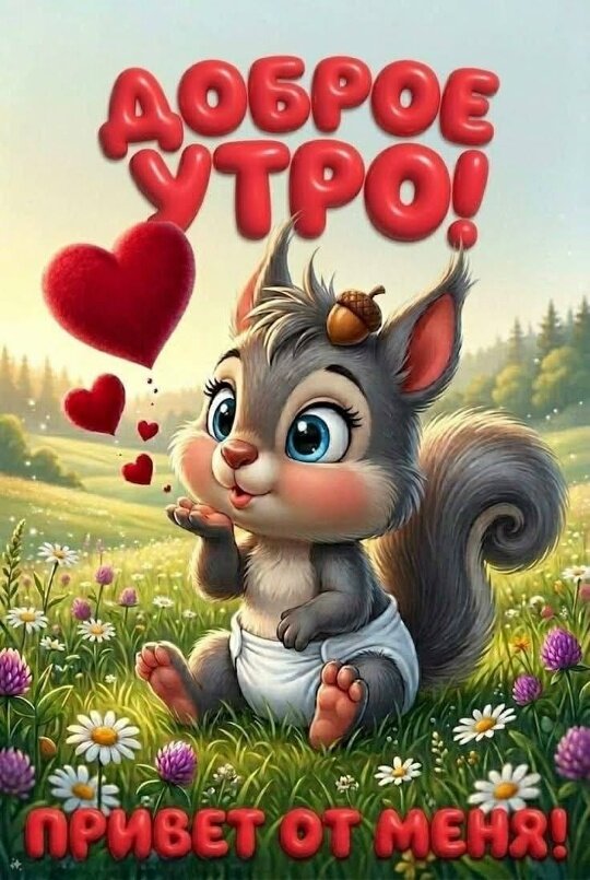 Открытка Доброе утро