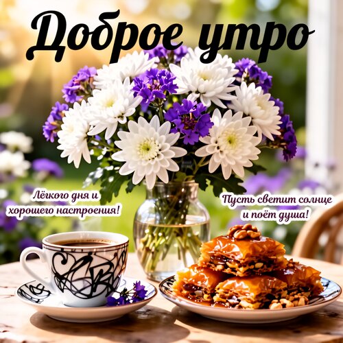 Открытка Доброе утро