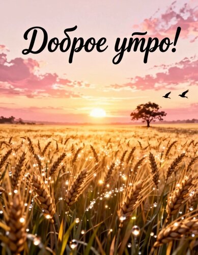 Открытка Доброе утро