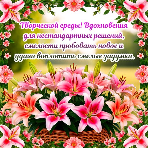 Открытка Творческой среды!
