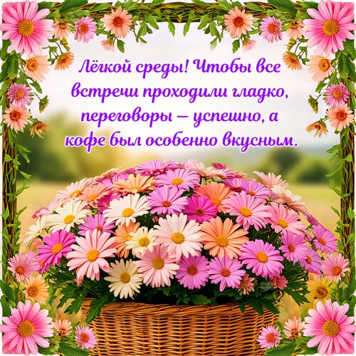 Открытка Лёгкой среды!
