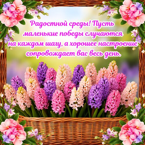 Открытка Радостной среды!