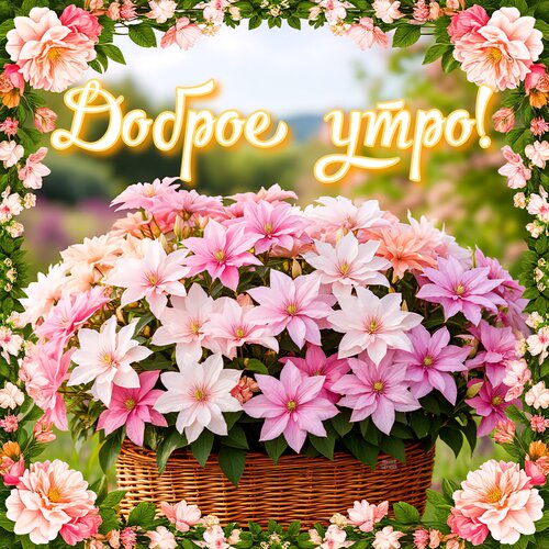 Открытка Доброе утро!