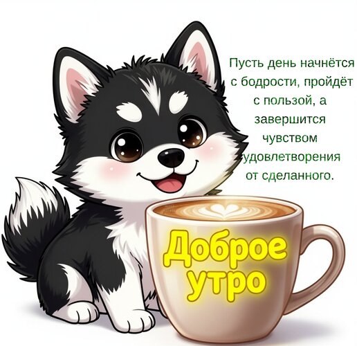 Открытка Доброе утро