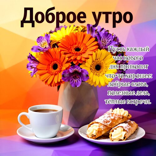 Открытка Доброе утро