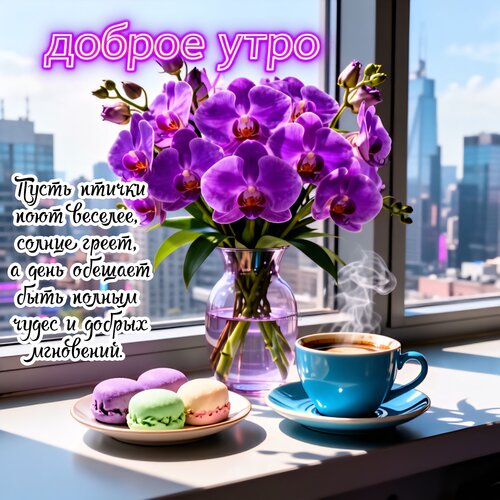 Открытка Доброе утро