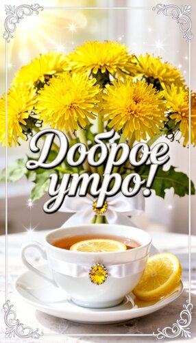 Открытка Доброе утро