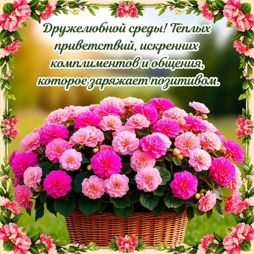 Открытка Дружелюбной среды!