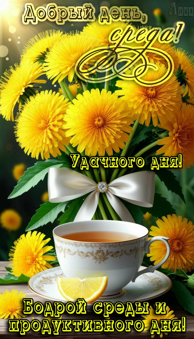 Открытка Добрый день, среда