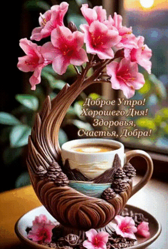 Анимированная открытка ДОБРОЕ УТРО!