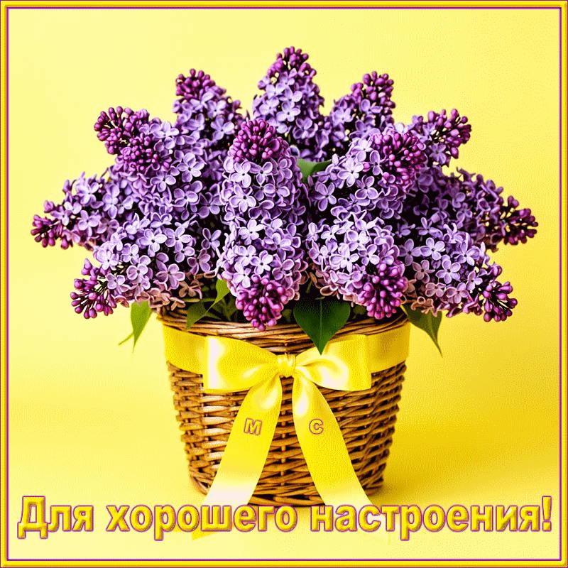 Анимированная открытка Для хорошего настроения!, (М. С.)