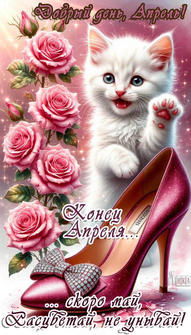 Открытка Конец апреля