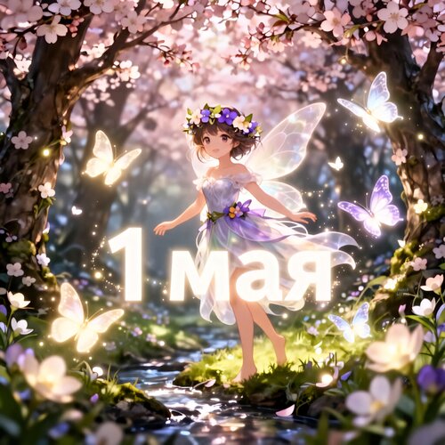 Открытка 1 мая