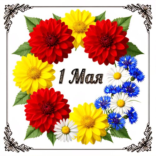 Открытка 1 мая