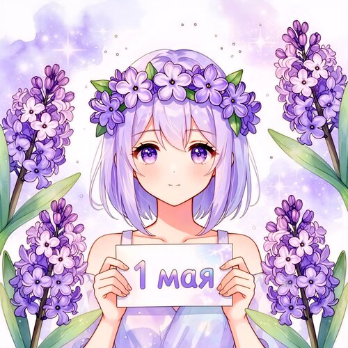 Открытка 1 мая