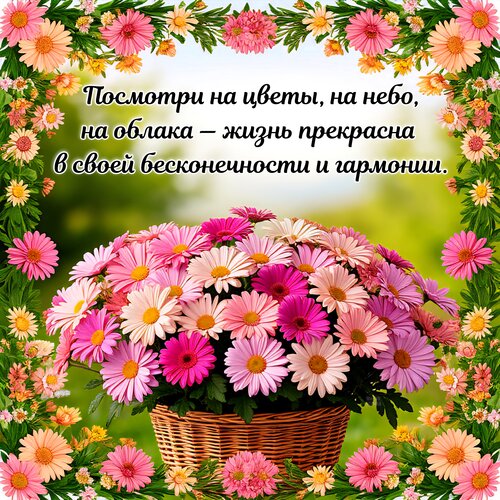 Открытка Жизнь прекрасна