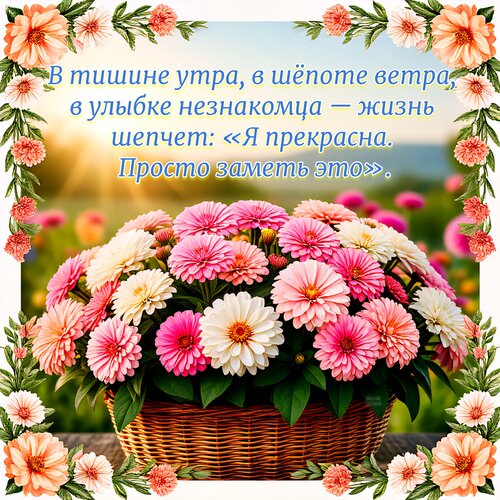 Открытка Жизнь прекрасна
