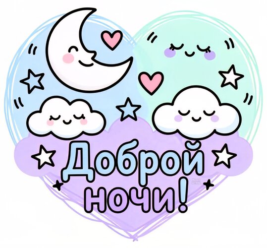 Открытка Доброй ночи!